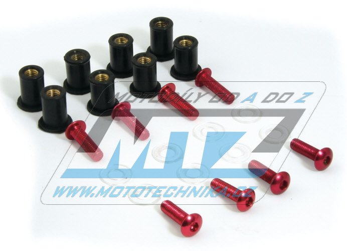Šrouby na plexi M5x15mm (8ks)