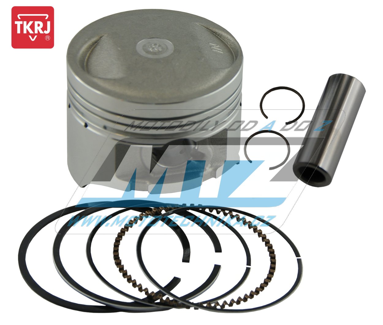 Pístní sada Honda XR125L / 03-06 + CG125 / 05-06 - pro vrtání 56,50mm (pístní čep průměr 13mm) - (TKRJ AH0770X)