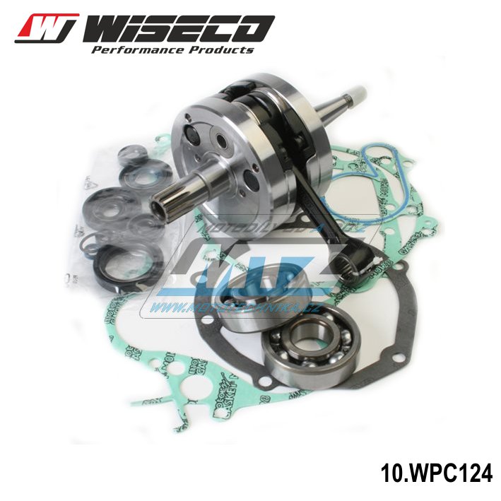 Kľukový hriadeľ Wiseco - Yamaha YZ125 / 98-00 (sada vrátane ložísk, tesnení a gufier)