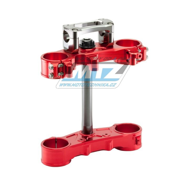 Triple-Clamp &quot;brýle&quot; kompletní včetně klem - Honda CRF250L / 12-16 - červené
