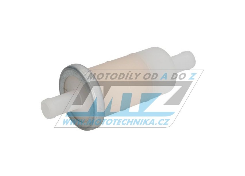Filtr palivový/benzínový - průměr 3/8&quot; (10mm) - plastový