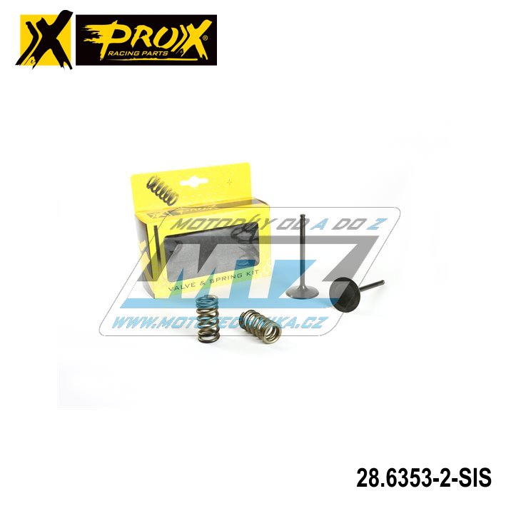 Ventily sací nerezové KTM 350EXCF / 12-16 + Husqvarna FE350 / 14-16 + Husaberg FE350 / 13-14 (sada 2 ventily + 2pružiny)