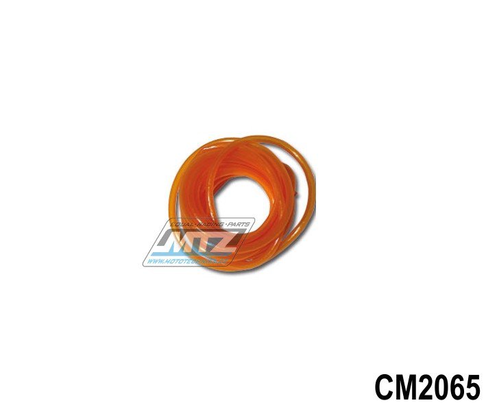 Hadice palivová 1/4&quot; (¤6mm) x 1metr - oranžová