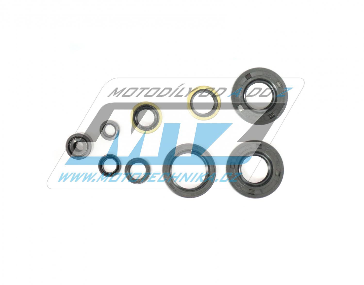 Gufera sada (celý motor) Kawasaki KX80 + KX85 / 98-17 (9 kusů)