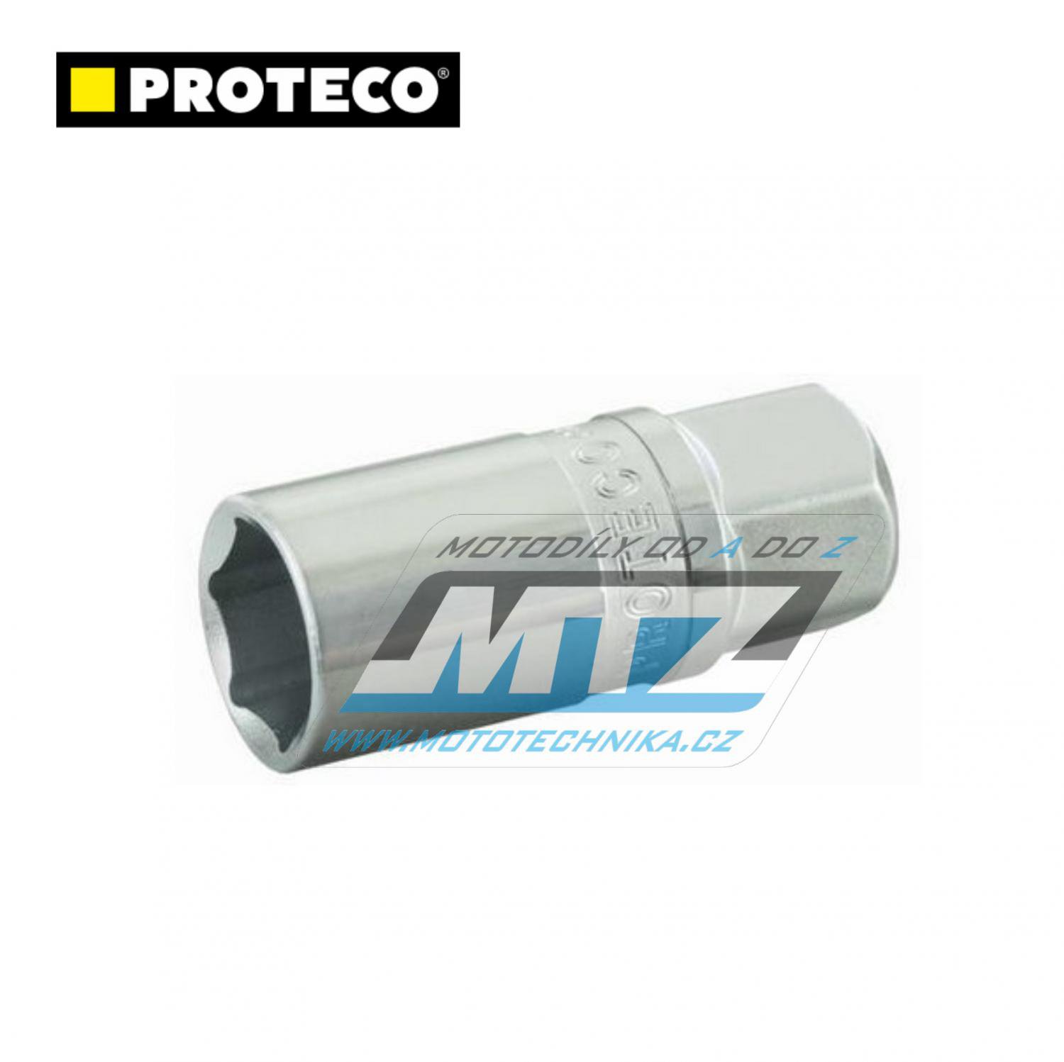 Klíč na svíčku/Hlavice nástrčná na zapalovací svíčky - rozměr 16mm - Proteco