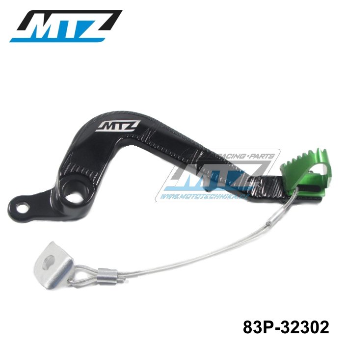 Pedál brzdy Kawasaki KX85 + KX100 / 01-18 - černý