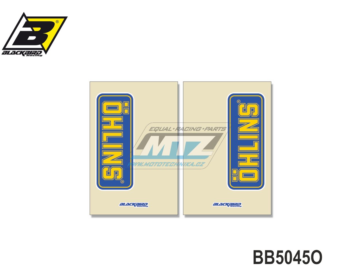 Polepy vidlíc priehľadné - Öhlins