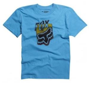 Triko FOX Junior/dtsk T-Shirt Dedicate modr - velikost YM