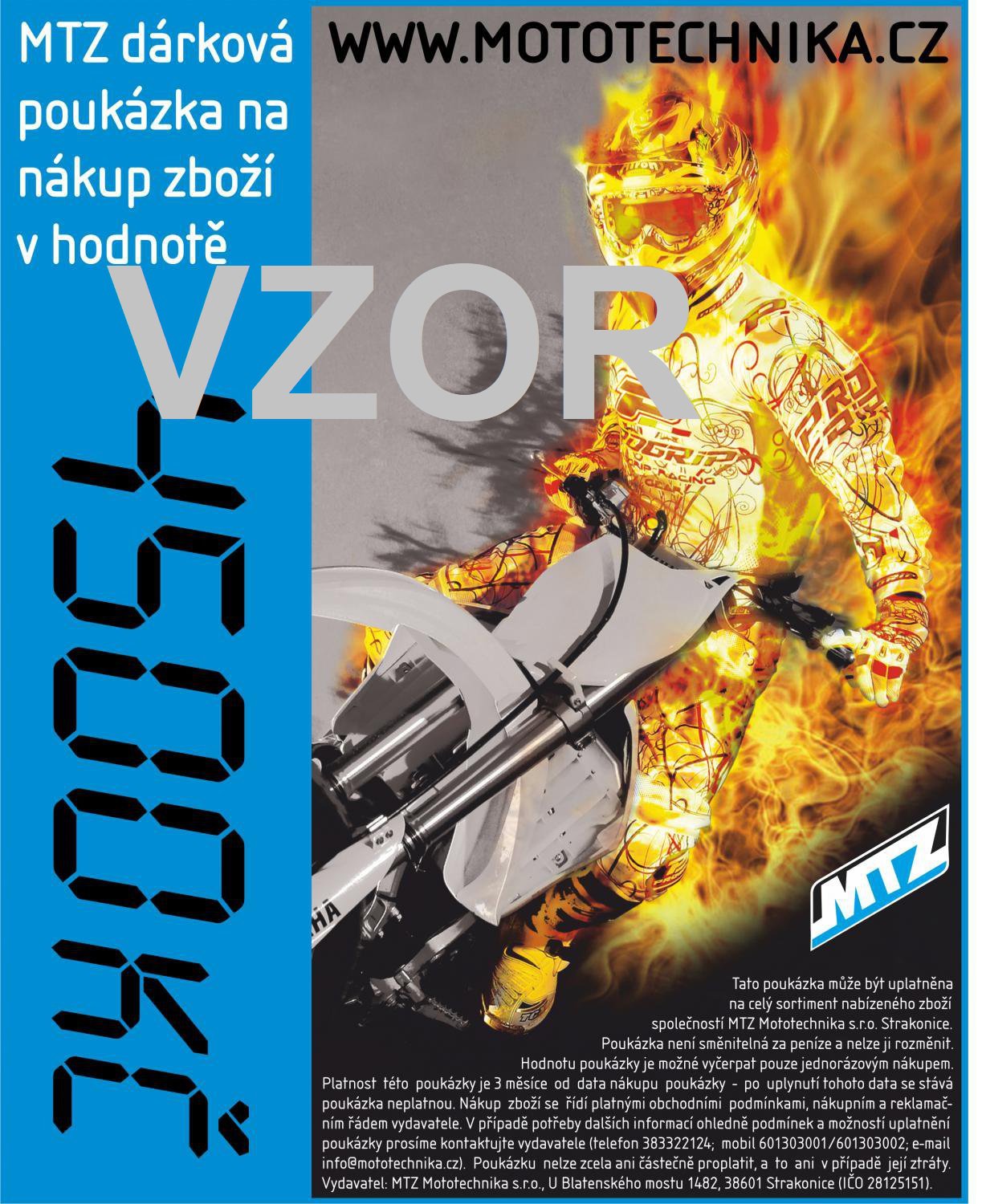 Dárková poukázka v hodnotě 4.500,- Kč