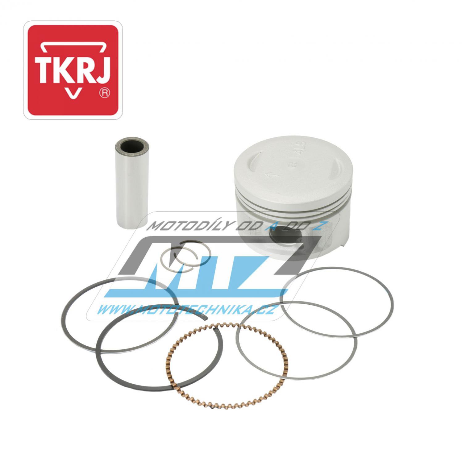 Pístní sada Yamaha TTR125 / 00-16 + XT125R+XT125X / 00-16 + YBR125 / 00-16 + Derbi 125 Senda + 125DRD + Rieju 125 Marathon+125SM PRO + Beta RR125+125 Alp+EVO125 + Fantic Caballero 125 + Sherco XY125+Scorpa+Rieju - pro vrtání 54,25mm (TKRJ AY0711X)