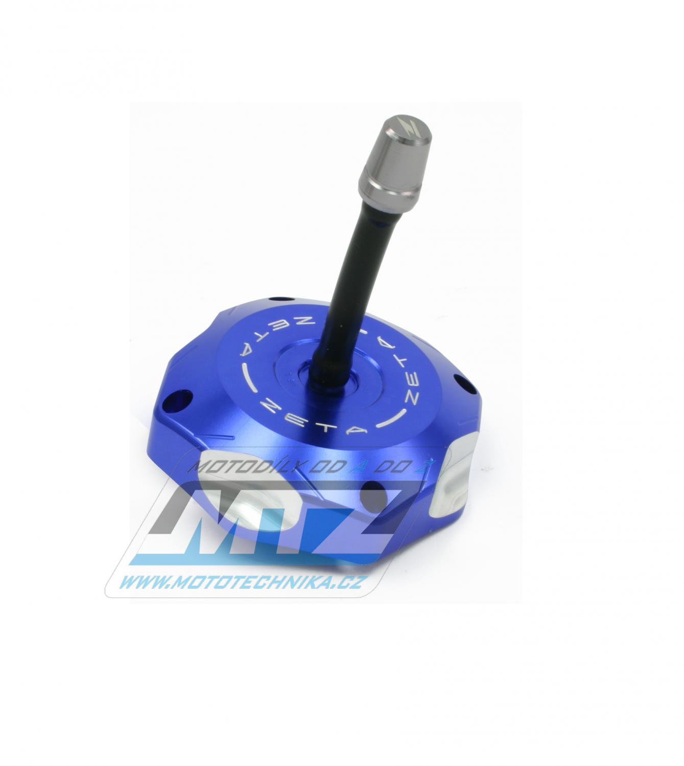 Víčko nádrže ZETA - Suzuki RMZ250 / 07-09 + LTR450 + LTZ400 + Husqvarna CR125+CR250+WR125+WR250+WR300 / 08-13 + TC250 / 09-13 + TE250 / 09-13 + TC450+TE450+TC510+TE510 - modré