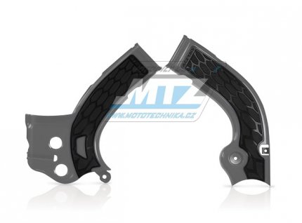 Kryty rámu Yamaha YZF250 / 14-16 + YZF450 / 14-15 + WRF250 / 15-16 - barva šedo-černá