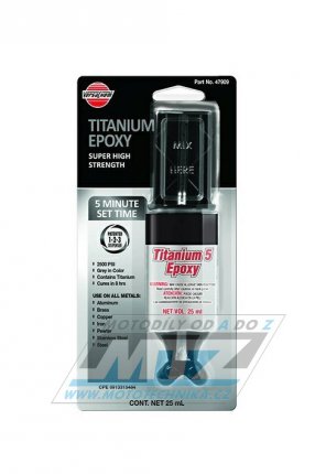 Lepidlo "Tekut kov" TITANIUM EPOXY SYSTEM (obsah 25ml)