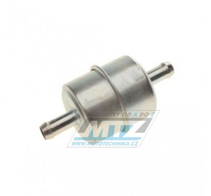 Filtr palivový/benzínový - průměr 3/8" (10mm) - kovový