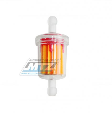 Filtr palivový/benzínový - průměr 1/4" (6mm) - plastový