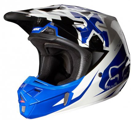 Přilba FOX V2 Anthem Blau