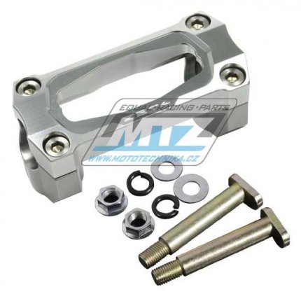 Klemy řídítek včetně stabilizátoru ZETA-RX ¤28,6mm - ZETA ZE32-4011 - Honda CR125R / 00-07 + CR250R / 99-07 + CRF250R / 04-18 + CRF250X / 04-17 + CRF450R / 02-18 + CRF450RX / 17-18 + CRF450X / 05-17 + CRF450L / 19-20 + CRF450RL / 21