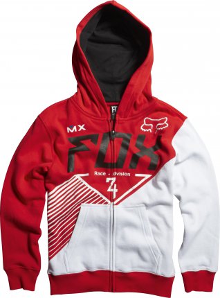 Mikina dtsk FOX Zip Hoody Eracer erven