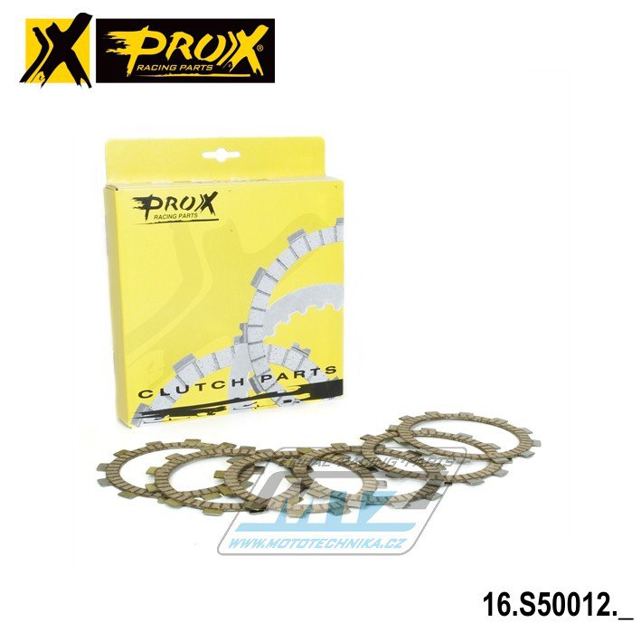 Lamely spojkové trecie (s obložením) Prox 16.S50012 - KTM 60SX+65SX/97-22 + Husqvarna TC65/17-22 + Gas Gas MC65/21-22