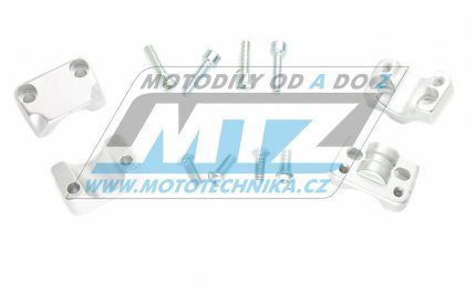 Redukce/Klemy idtek - pro prmr 28,6mm (2rouby) - barva stbrn