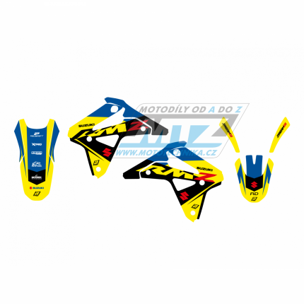 Polepy na motocykl (sada polep Dream5) Suzuki RMZ450 / 05-07 - typ polep Dream5
