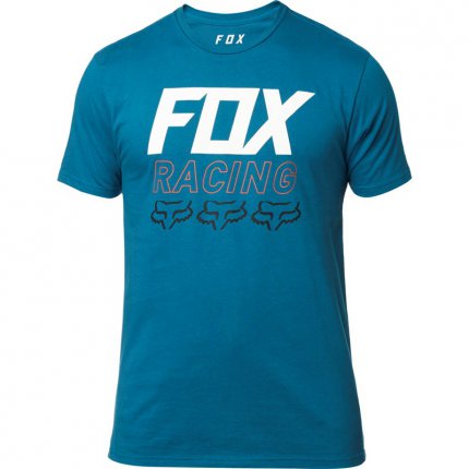 Tričko FOX Overdrive Premium Tee Midnight Blue - velikost XXL
