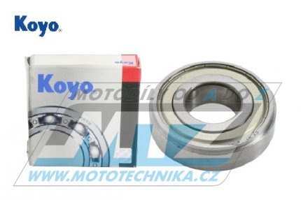 Loisko 6306-Z0DR s drkou (rozmry: 30x72x19 mm) Koyo