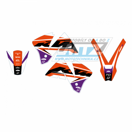 Polepy na motocykl (sada polep Dream5) KTM EXC+EXCF / 01-02 - typ polep Dream5