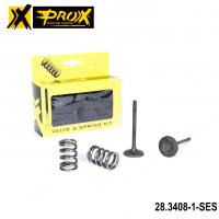 Ventily výfukové nerezové Suzuki RMZ450 / 08-25 + RMX450Z / 10-19 (sada 2ventily + 2pružiny)