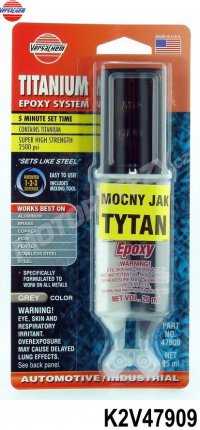 Lepidlo "Tekutý kov" TITANIUM EPOXY SYSTEM (obsah 25ml)