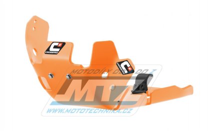 Kryt pod motor plastov DTC Engine Guard - Rieju MR250+MR300 / 26 - barva oranov