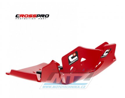 Kryt pod motor plastový DTC Engine Guard - Beta Xtrainer 250 / 17-25 + X-Trainer 300 / 15-25 - barva červená