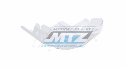 Kryt pod motor hliníkový Dual Sport - Yamaha XTZ700 Tenere / 20-21 (pouze Euro 4!) - barva bílá