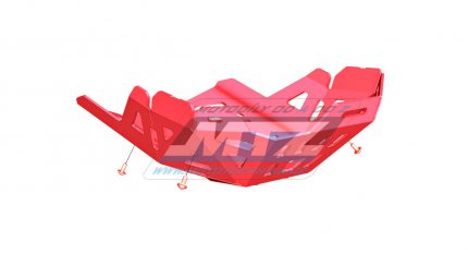 Kryt pod motor hliníkový Dual Sport - Yamaha XTZ700 Tenere / 20-21 (pouze Euro 4!) - barva červená