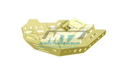 Kryt pod motor hliníkový Dual Sport - Honda NC700X / 12-17 + NC750X / 14-20 - (není určeno pro verze s dvojitou spojkou!) - barva žlutá