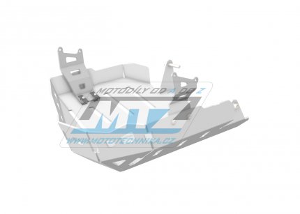 Kryt pod motor hlinkov Dual Sport - Yamaha Tracer 9 GT+ / 23-24 + Tracer 900 / 21-23 - barva stbrn Ice Polished