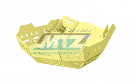 Kryt pod motor hliníkový Dual Sport - Honda NC750X / 21-25 - (není určeno pro verze s dvojitou spojkou!) - barva žlutá