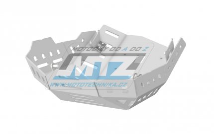Kryt pod motor hliníkový Dual Sport - Honda NC750X / 21-25  - (není určeno pro verze s dvojitou spojkou!) - barva stříbrná Ice Polished