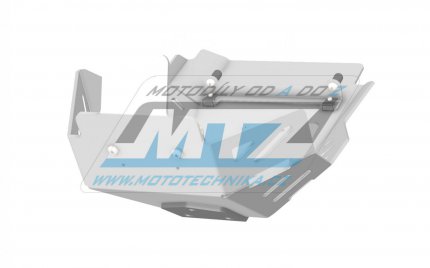 Kryt pod motor hliníkový Dual Sport - KTM 690 Enduro R / 19-25 + Husqvarna 701 Enduro / 22-25 + Gas-Gas ES700 / 22-25 - barva stříbrná (Ice Polished)