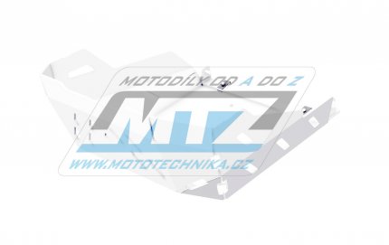 Kryt pod motor hliníkový Dual Sport -  Suzuki DE800 V-Strom / 23-24 - barva bílá