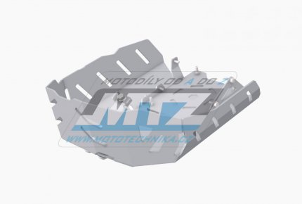 Kryt pod motor hliníkový Dual Sport -  Benelli TRK702X / 23-24 + TRK702 / 23-24 - barva stříbrná (Ice Polished)
