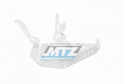 Kryt pod motor hliníkový Dual Sport - Honda VFR1200X Cross Tourer / 12-15 - barva bílá