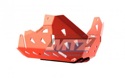 Kryt pod motor hliníkový - Kawasaki KLE650 Versys / 21-24 - barva červená