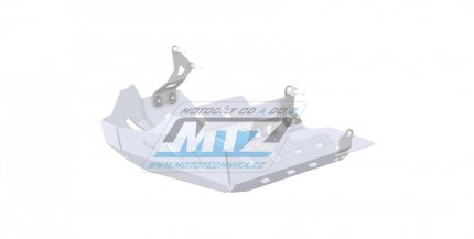 Kryt pod motor hliníkový Dual Sport -  Suzuki DL1000 V-Strom / 17-19 - barva stříbrná Ice Polished