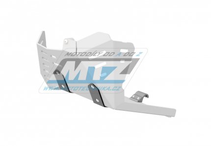 Kryt pod motor hliníkový Dual Sport - AJP PR7 / 17-24 - barva stříbrná Ice polished