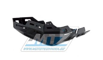 Kryt pod motor hliníkový Dual Sport - Benelli TRK502 X / 18-24 - barva černá
