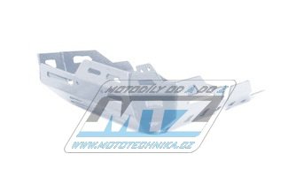 Kryt pod motor hliníkový Dual Sport - Benelli TRK502 X / 18-24 - barva stříbrná Ice Polished