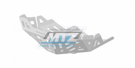 Kryt pod motor hlinkov Dual Sport - Yamaha XTZ700 Tenere / 21-23 + XTZ700 Tenere Rally Edition / 21-23 + XTZ700 Tenere World Raid / 22-23 (pouze Euro 5!) - barva stbrn (Ice Polished)