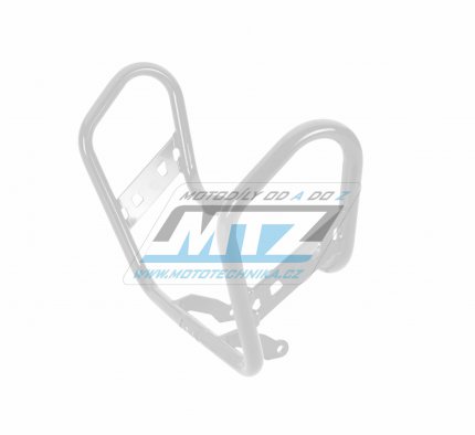 Padací rám Dual Sport Crash Bar - KTM 125 Duke  / 11-16 + 200 Duke / 12-17 - barva stříbrná Ice Polished