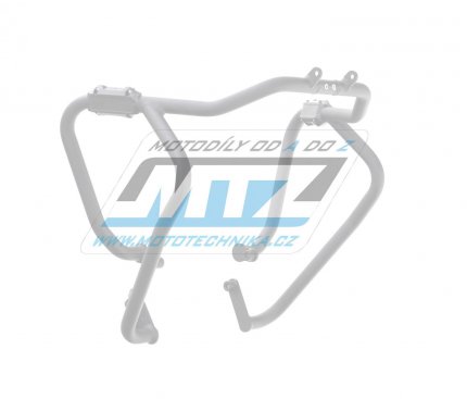 Padac rm Dual Sport Crash Bar - KTM 250 Adventure  / 21-22 + 390 Adventure  / 20-22 - barva stbrn Ice Polished